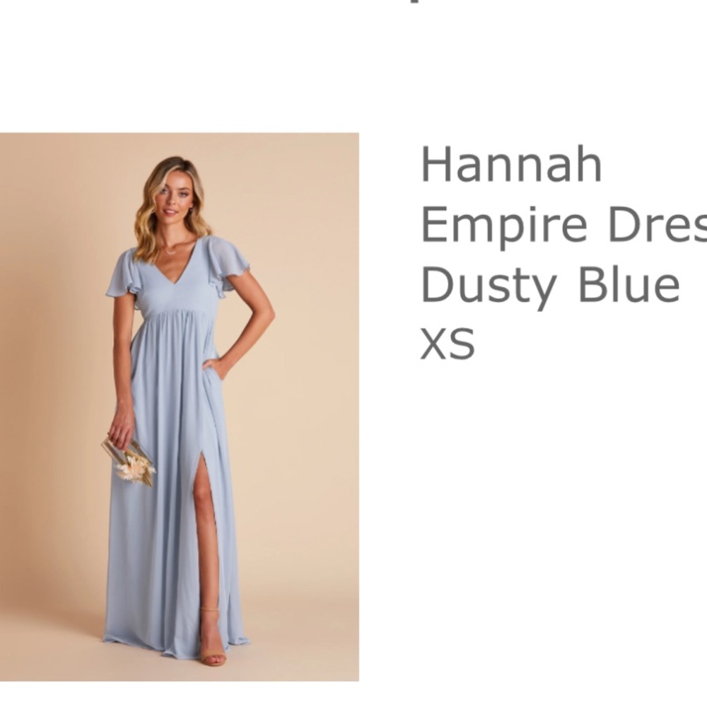 Birdy Grey dusty blue bridesmaids dress